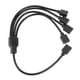 thumbnail image 1 of Cable Divisor ARGB De 1 A 4 Pines, Extensión Divisor RGB Direccionable 5 V Hembra A Hembra, Cable Sincronización LED ARGB Para Enfriador CPU Chasis Computadora Y Ventilador ARGB, 1 of 7