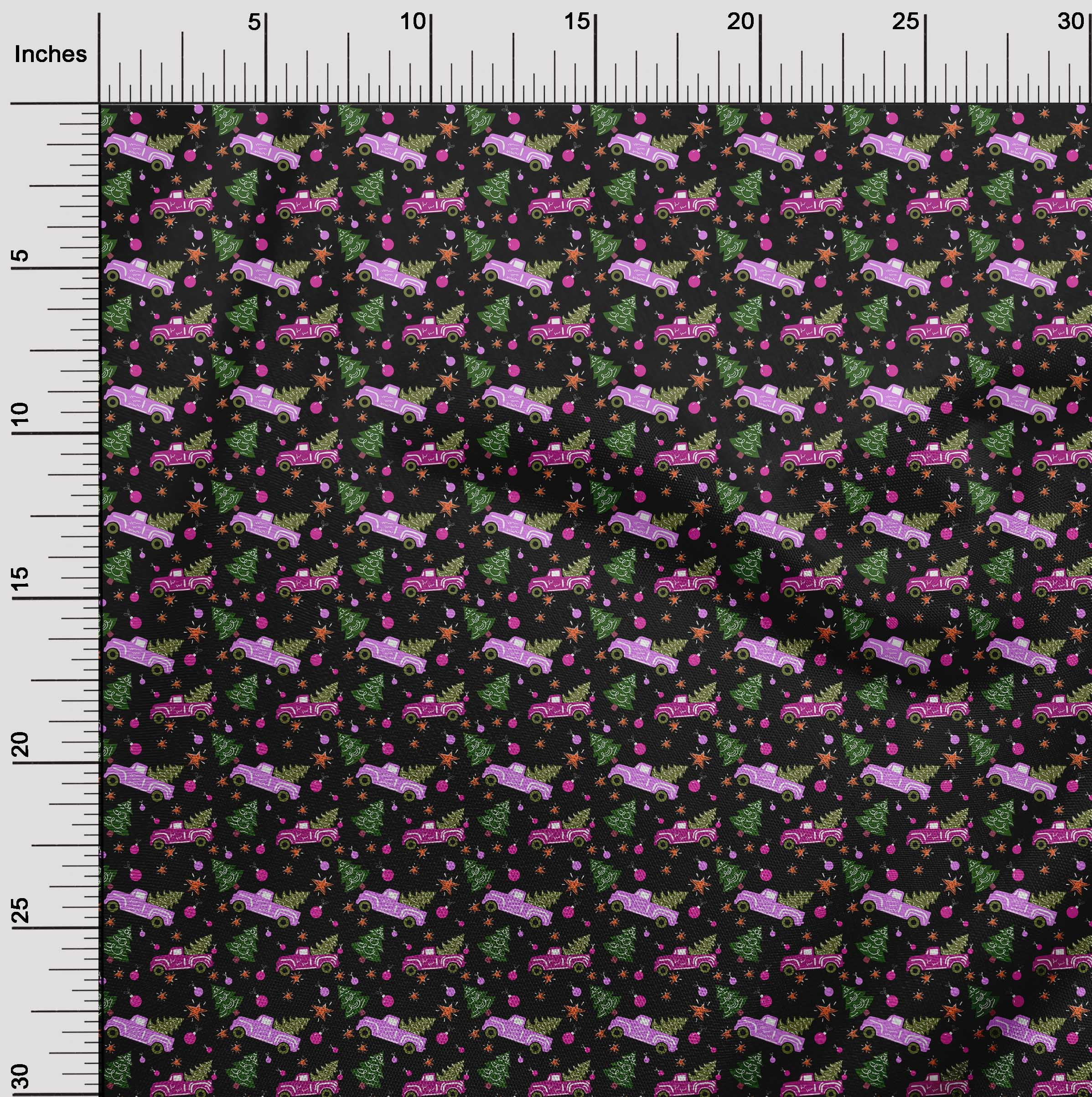 oneOone Cotton Jersey Purple Fabric Christmas Diy Clothing Quilting Fabric Print Fabric By Yard 58 Inch Wide