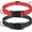 Black Red, variant on Reflective Nylon Dog Collars 2pcs,with Quick Release Buckle,Adjustable Safety Nylon Collars for Small Medium Large Dogs