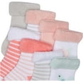 thumbnail image 2 of Hudson Baby Infant Girl Cotton Rich Newborn and Terry Socks, Bird, 6-12 Months, 2 of 3