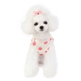 thumbnail image 3 of Dinheiro Vestido de perro falda para perros pequeños con estampado de flores de tul vestido de perro vestido de gato ropa de perro, 3 of 5