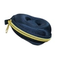 thumbnail image 3 of Caja de viaje para un solo reloj, funda cartuchera, accesorio en forma de donut, material interior suave, multifuncional con cremallera, compacto para, 3 of 7