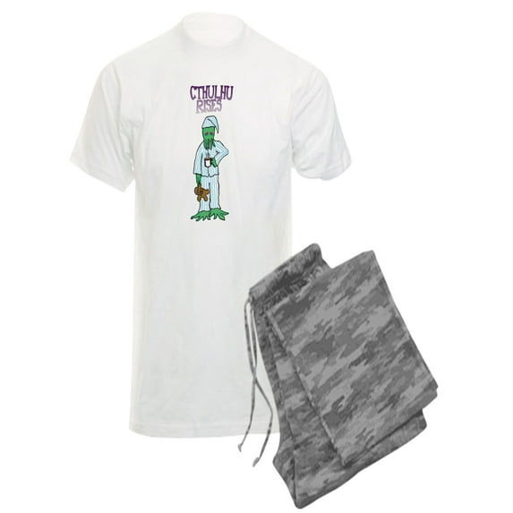 CafePress - Cthulhu Rises - Men's Light Pajamas