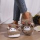 thumbnail image 1 of Pantufla Zapatillas de oveja de felpa Zapatillas de animales de dibujos animados lindas para el hogar interior (Caqui 38/39) Likrtyny Tenis De Mujer Tenis De Hombre, 1 of 6