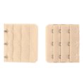 thumbnail image 1 of INSPIRE CHIC Lady Underwear Strap Extension Extender 3 x 3 Lingerie Bra Hooks 2pcs Beige, 1 of 2