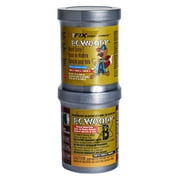 PC Products PC-Woody Wood Repair Epoxy Paste Two-Part 12 oz in Two Cans Tan