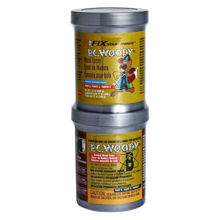 PC Products PC-Woody Wood Repair Epoxy Paste Two-Part 12 oz...