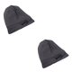 thumbnail image 3 of Minnieouse Sombrero Otoño Gorros Turbantes Satén Underscarf Caps Ajustable Musulmán Islámico Hijabs Headwear Wrap Protección gris oscuro gris oscuro 2piezas Minnieouse  CBP392711, 3 of 6