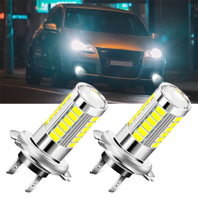 1 Bombilla LED De Luz De Coche Faro Antiniebla Bombillas H4 H7 9005 9006 DRL 6500k huangjie unisex