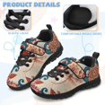 thumbnail image 3 of CHAQLIN Boho Dragonfly Shoes for Boys Girls School Stylish Sneakers Lightweight Mandala Kids Mesh Walking Shoes with Single Buckle for Athletic Running Hiking, 3 of 7