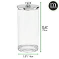 thumbnail image 6 of mDesign Acrylic Kitchen Apothecary Airtight Canister Jar, Set of 4, Clear/Chrome, 6 of 9