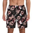 thumbnail image 2 of Picia Butterflies1 pattern Mens Swim Trunks with Compression Liner Stretch Beach Shorts Quick Dry with Zipper Pockets No-Chafing Board Shorts-Medium, 2 of 9