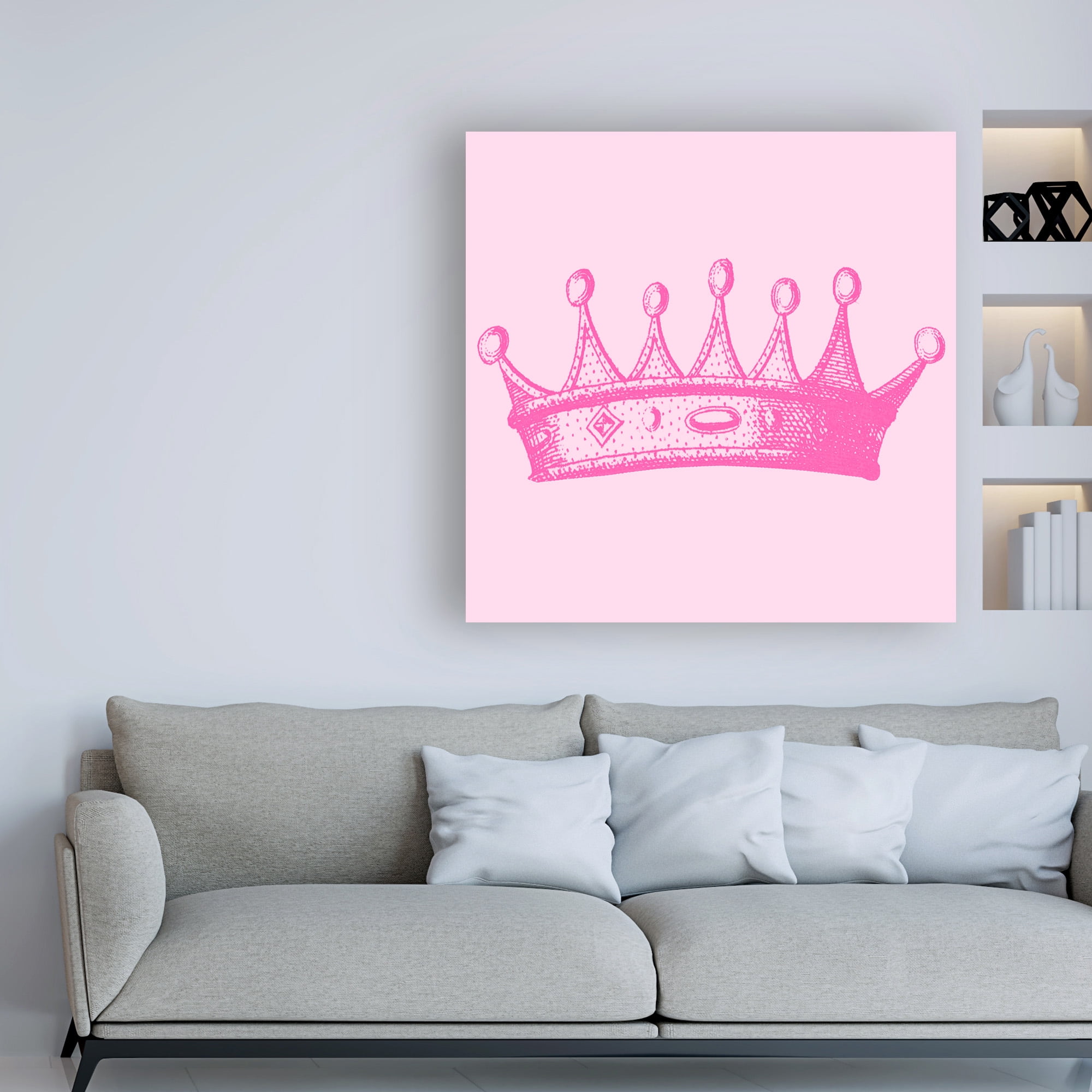 Trademark Fine Art 'Princess Crown I' Canvas Art by Vision Studio