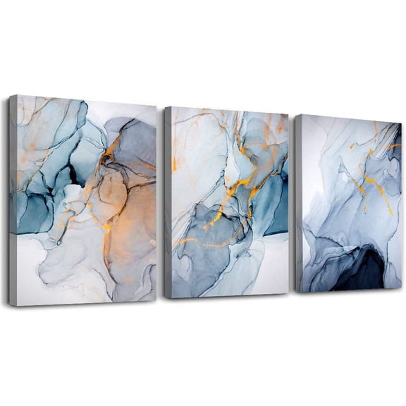 Canvas Wall Art For Living Room Abstract Wall Decor For Bedroom Modern Office Wall Decorations Ink Paintings Fashion Abstract Pictures Artwork Bathroom Canvas Art Prints Kitchen Home Decor 3 Piece