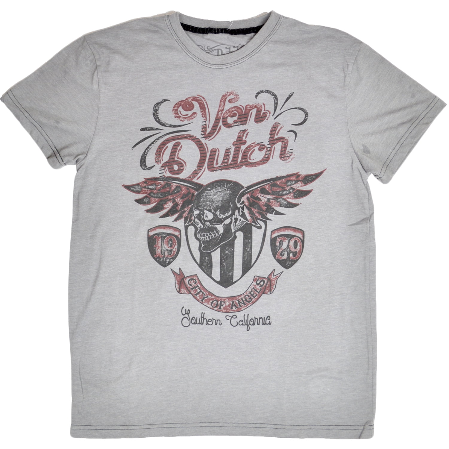 Short Sleeve Crew Neck T-Shirt Grey 