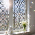 thumbnail image 2 of European Style Colorful Window Stickers,PVC Anti-UV Blackout Window Sticker Waterproof and Dustproof Window Decals for Bedroom Living Room Decorative, 2 of 7