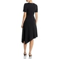 thumbnail image 2 of Karl Lagerfeld Womens Asymmetrical Midi Dress, Black, 6, 2 of 2