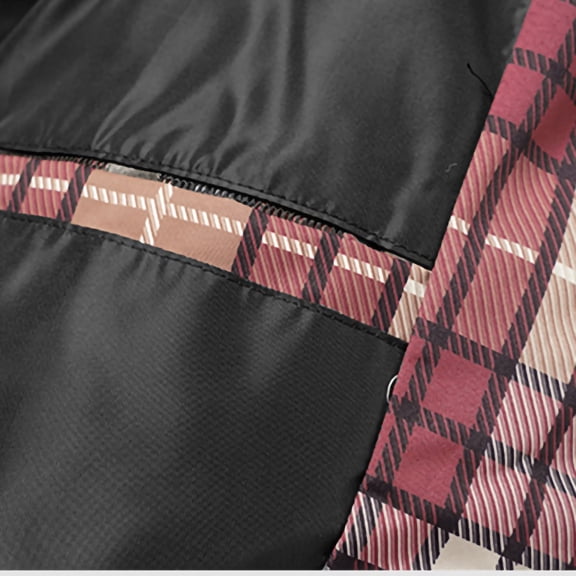 Dgankt Fall Jackets Men's Cropped Puffer Jackets,Warm Winter Jacket with Zipped Pockets,Short Mens Quilted Coat