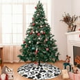 thumbnail image 7 of Yiaed Cow Print Christmas Tree Skirt , Tree SkirtsTree Mat for Christmas Winter Holiday Indoor Decorations-30", 7 of 7