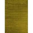 thumbnail image 1 of Ahgly Company Machine Washable Indoor Rectangle Abstract Yellow Contemporary Area Rugs, 8' x 10', 1 of 4