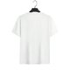 thumbnail image 2 of Camiseta elegante con estampado de lazo y cruz para mujer: cuello redondo informal, manga corta, elástica, ideal para primavera y verano, ideal para deportes de ocio., 2 of 5