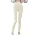 thumbnail image 2 of Yoga Pants Women High Waist Seamless Lift Slim Fit Leggings Fitness Workout Yoga Leggings for Women Beige L, 2 of 5