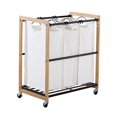 thumbnail image 1 of TRINITY EcoStorage 3-Bag Bronze Laundry Cart, 1 of 5