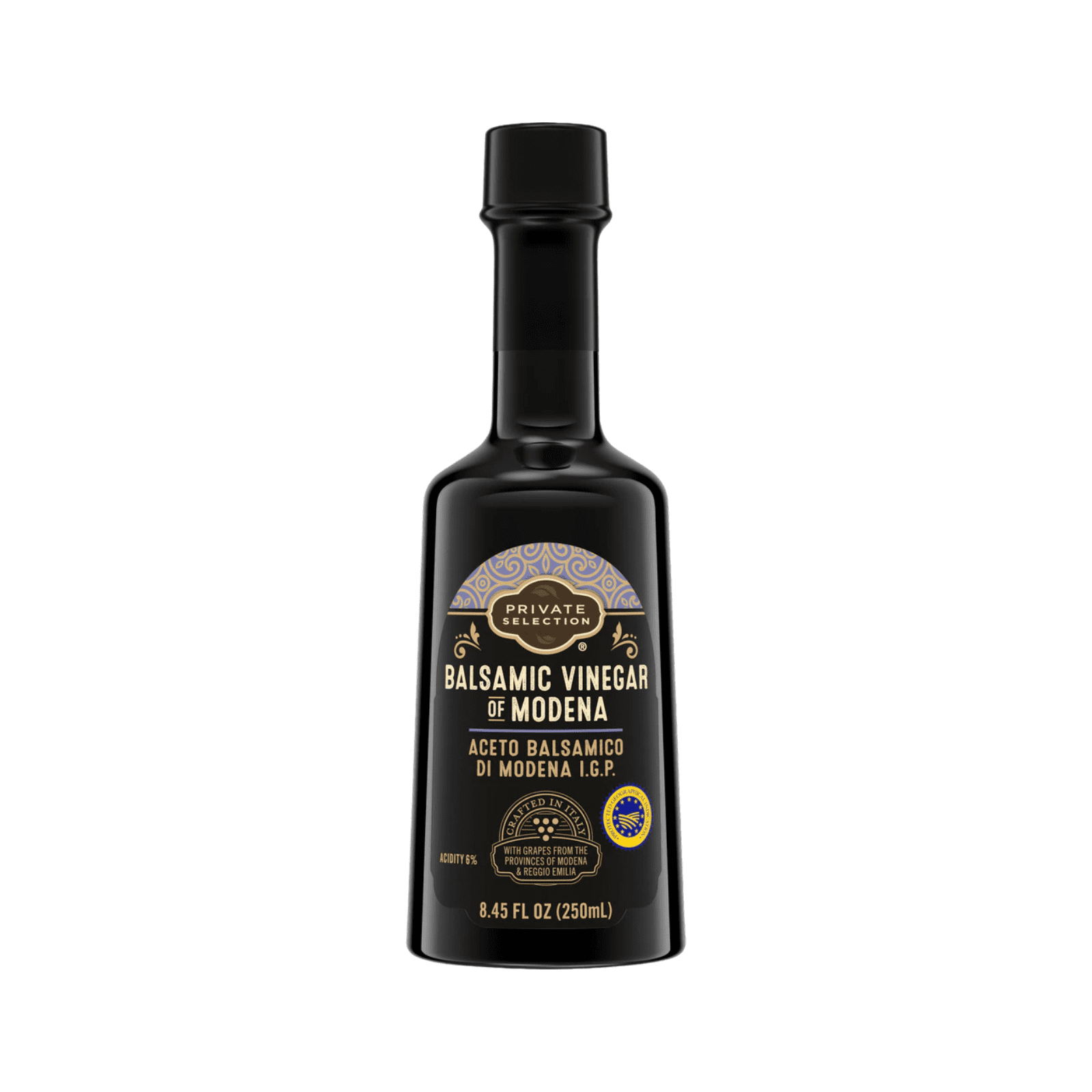 Private Selection Balsamic Vinegar of Modena I.G.P., 6% Acidity, 8.45 fl oz (250mL) , 2 Pack + Bonus