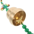 thumbnail image 3 of SHOWERORO 1Pack Rearview Mirror Hanger Gourd Shape Pendant Brass Green For Car Decor, 3 of 8