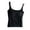Black, variant on GDREDA Workout Tanks Women Spring And Summer Outerwear With Integrated Threaded Shoulder Sling With Chest Pads And Vest Women's Tanks & Camis Dark Gray,XL