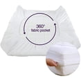 thumbnail image 5 of King Size Mattress Pad Pillow Top Mattress Cover Quilted Fitted Mattress Protector Cotton Top Stretches up 8-21" Deep Pocket Cooling Mattress Topper (78x80 inch, White), 5 of 5