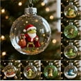 thumbnail image 2 of Exquisite Christmas Frog Acrylic Hanging Ornament – Flat Acrylic Tree Decoration for Home, Car, or Gift Wrapping Cute Holiday Pendant & Christmas Gift, 2 of 4