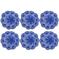 thumbnail image 4 of SSNTSY 7.9" Crochet Doilies Woven Cotton Cup Coaster Round Flower Edge Placemat Hollow Lace Table Mat for Wedding Party Decoration, 4 of 4