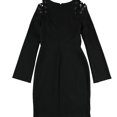 thumbnail image 2 of Bar Iii Womens Laced Shoulder Bodycon Dress, 2 of 2