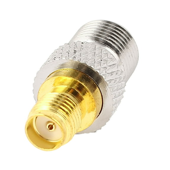 Unique Bargains F Type to SMA Female Jack F/F Converter Straight Adapter RF Coax Cable Connector