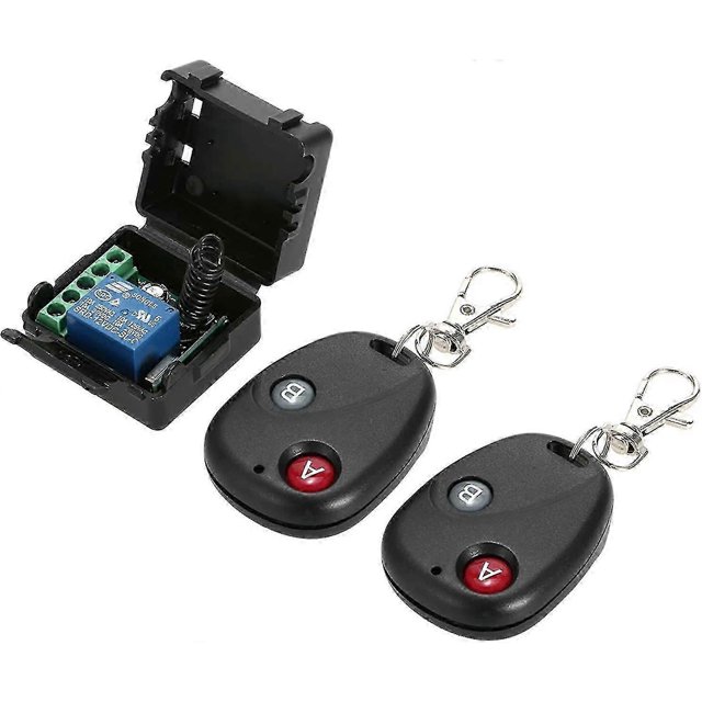 2025 New Wireless Remote Switch Relay Transmitter Receiver 433mhz Dc 12v 1ch Universal Remote Control Switch Module And Rf Transmitter Smart Home Remo