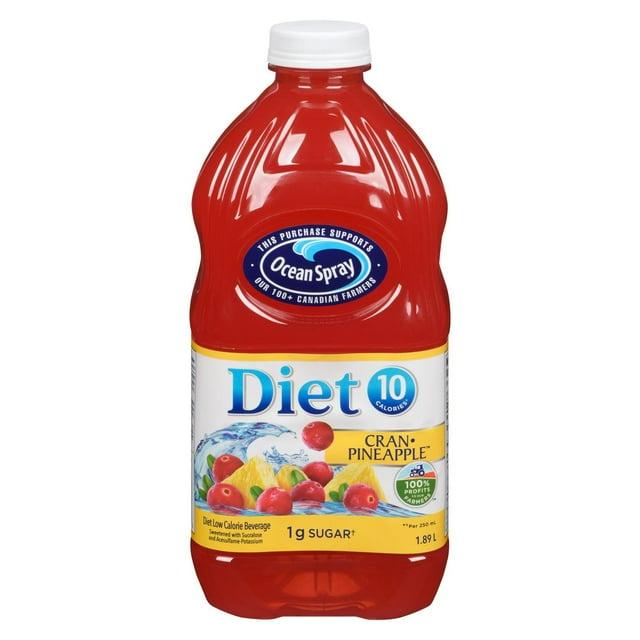 Diète Canneberge et Ananas Boisson diète hypocalorique d'Ocean Spray