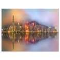 thumbnail image 2 of Singapore Financial District Island - Impression sur Toile Paysage Urbain, 2 of 3