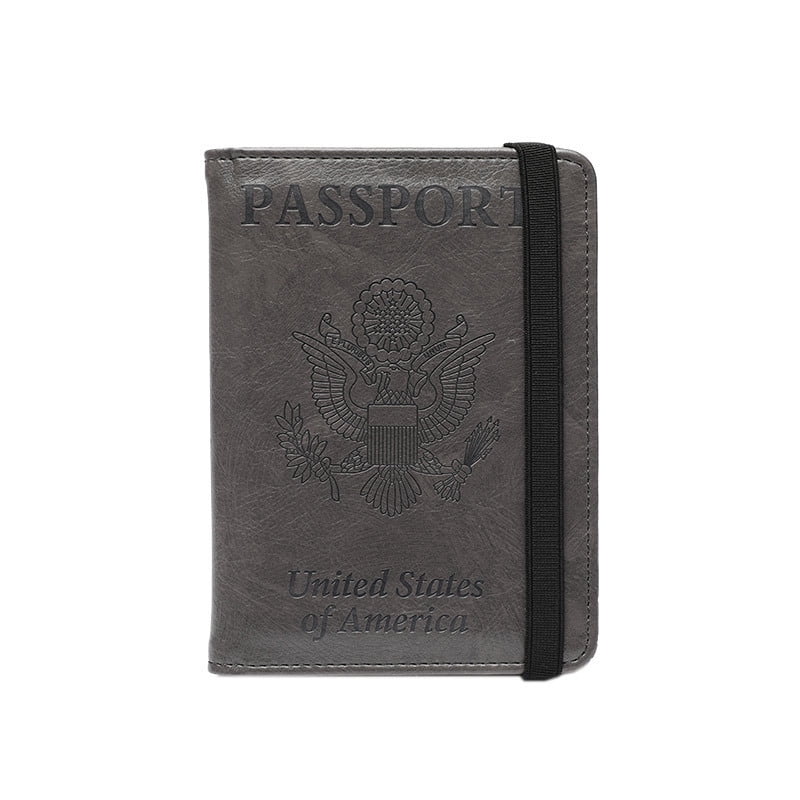 Passport Holder RFID Blocking Passport Wallet for Cash, Travel Wallet