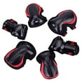 thumbnail image 2 of Almohadillas para Patinetas Perfecl Rodilleras y Coderas para Niños Negro y Rojo M, 2 of 8