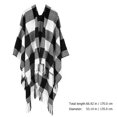 thumbnail image 2 of Abrigo de chal de pashmina para vestidos de noche Capa de frente abierta con chal suave para mujer, 2 of 4
