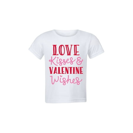 

Instant Message - Love Kisses Valentine Wishes - TODDLER SHORT SLEEVE TEE