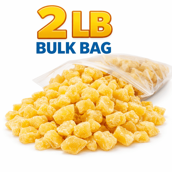 Michele's Pantry Sweetened Pineapple Dried Fruit Chunks, 2 lb.