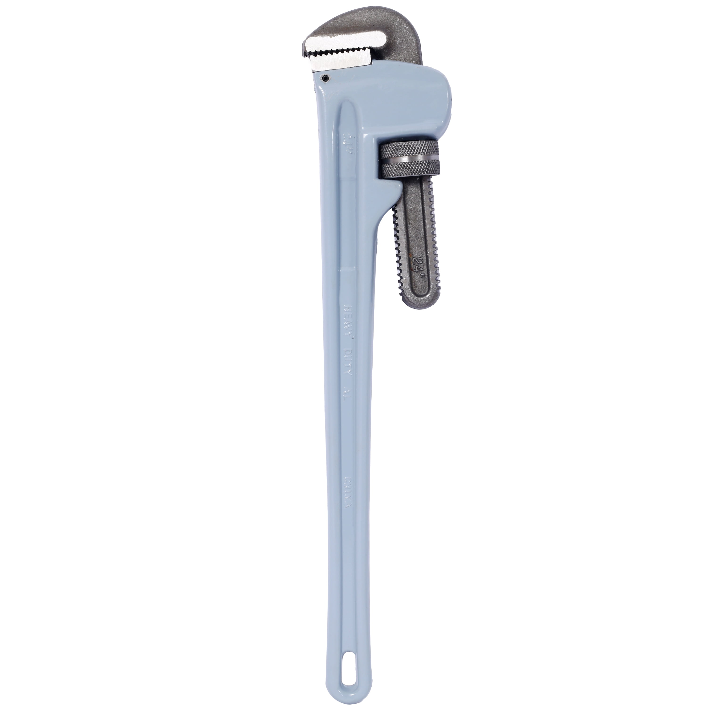 24 in Straight Pipe Wrench, Heavy Duty Plumbers Wrench, Hangable Design, for Water Pipes, Automotive Repairs