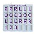 thumbnail image 1 of Purple Portable Mahjong Practice Board With 24 Slots For Charleston Training Lovers, 1 of 6