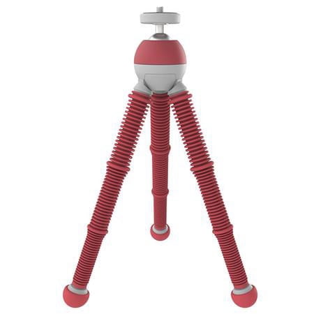 UPC: 0719821471370 | PodZilla Flexible Medium Tripod Kit with GripTight 360 Degree Phone Mount  Red