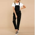 thumbnail image 5 of Baberdicy Womens Jeans Casual Rompers Pants Overalls Bib Hole Demin Jeans Denim Women Straps Trousers Women's Jeans Jumpsuit Black, 5 of 8