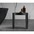 thumbnail image 3 of ALFI brand ABST66BM Black Matte Solid Surface Resin Bathroom / Shower Stool, 3 of 11