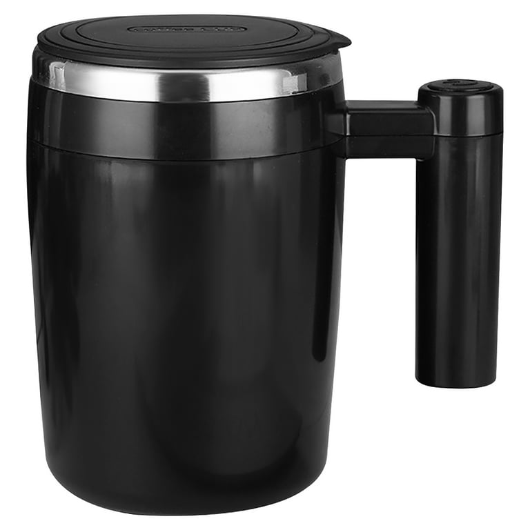 380ml Self Stirring Mug, Rechargeable Auto Magnetic Coffee Mug with Stir  Bar Suitable for Home Office Coffee Milk Cocoa Hot Chocolate,white 