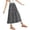 Black-w, variant on Tween Girls Floral Midi Skirt High Elastic Waist Flowy Swing Long Boho Casual Summer 2026 Trendy for Kids Sizes 5-14